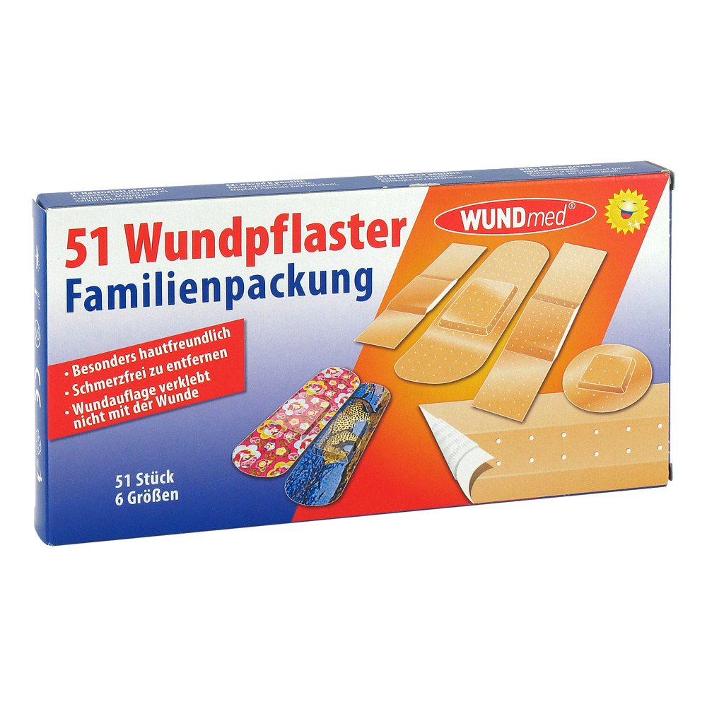 Axisis GmbH Wundpflaster Familienpackung 6 Grössen 11025724