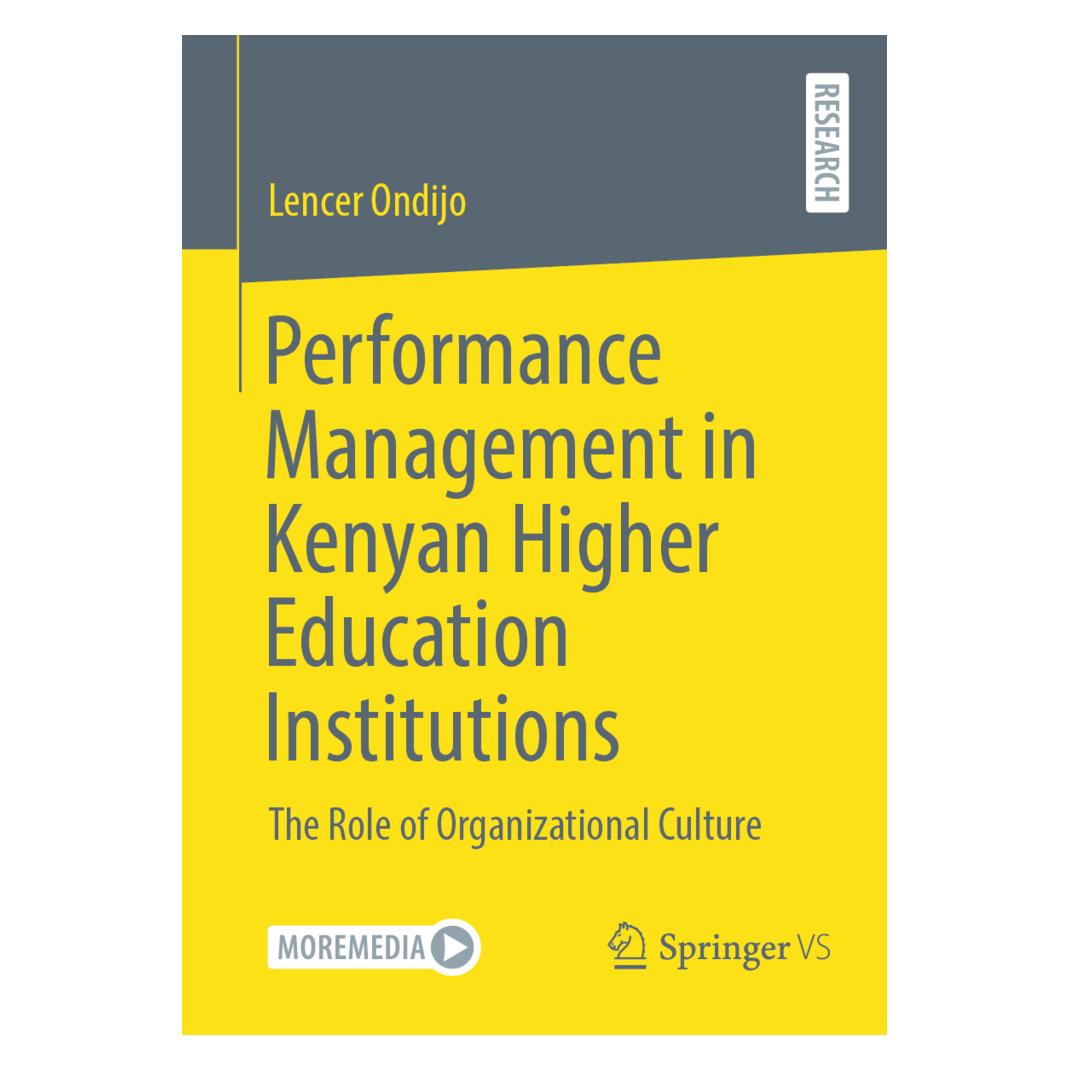 Springer Performance Management in Kenyan Higher Education Institutions (Englisch, Softcover, Lencer Ondijo) (56963723)