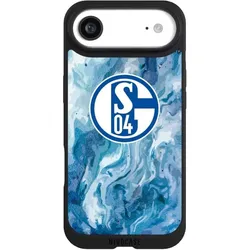 Nivocase Handyhülle für Apple iPhone Air Hülle NIVOpure Case Schwarz FC Schalke 04 Fanartikel Logo (Apple iPhone Air), Smartphone Hülle, Schwarz