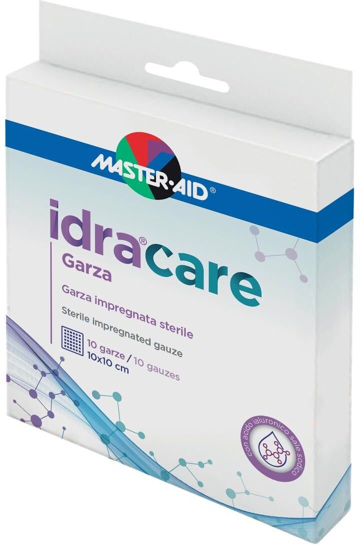 Master Aid Idra Care Garza impregnata sterile 10 x 10 cm 10 pezzi