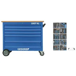 GEDORE 1507 XL-TS-308 Rollwerkbank mit Sortiment