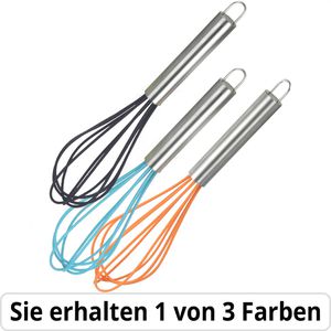 Böttcher-AG Schneebesen Kunststoff, 26 cm, spülmaschinengeeignet, farbig sortiert
