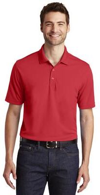 Port Authority K110 Dry Zone UV Micro-Mesh Polo Shirt in Rich Red size 5XL   Polyester
