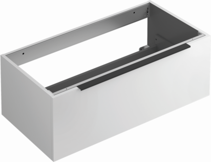 Kludi ICOS Waschtischunterschrank 50S10053 Wandhängend, 100 x 50 x 35 cm, Mattweiß