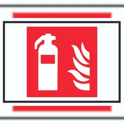 HB-Druck Feuerlöscher Symbol Schild A6 (105x148mm)