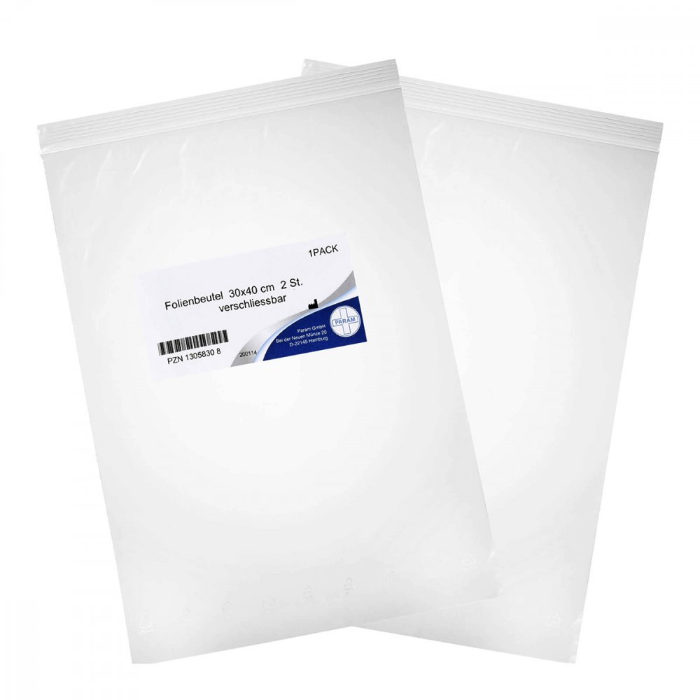 Param GmbH Folienbeutel verschliessbar 30x40 cm für Verbandk. 13058308