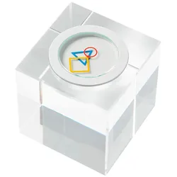 Tecnolumen Cubelight Clock, weiß