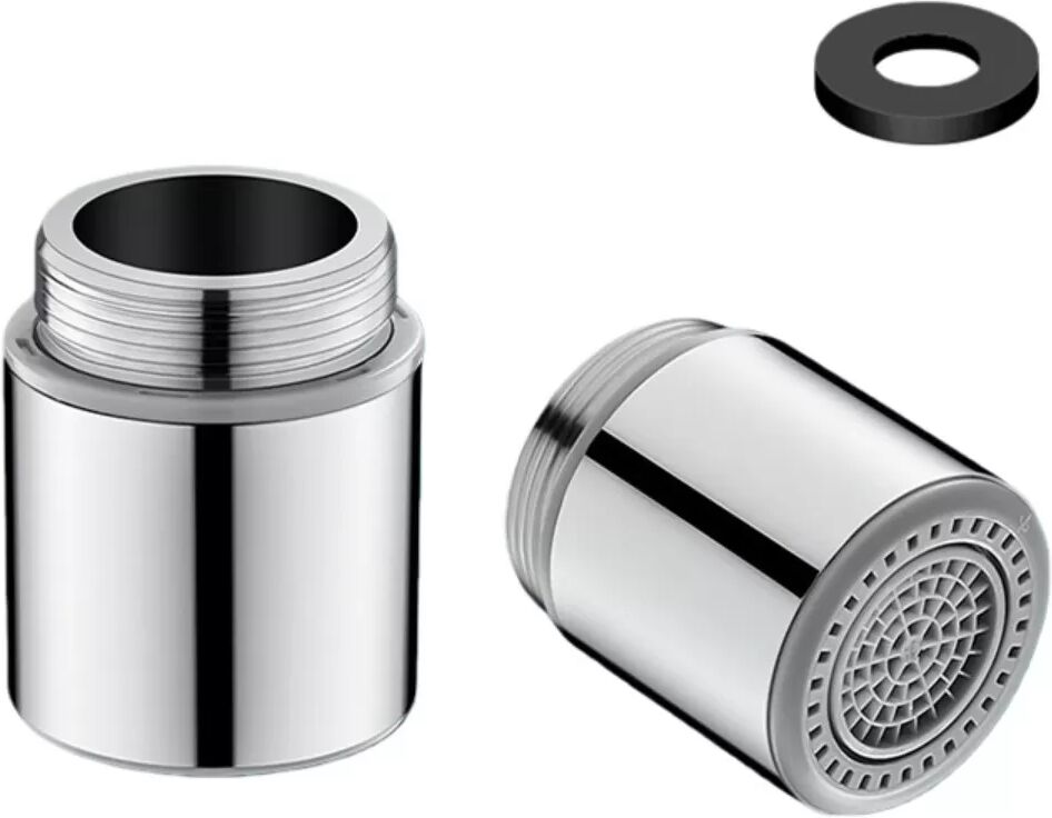 INF Aérateur de Robinet de Cuisine Fileté Mâle 22mm - Tête de Robinet Pivotante Anti-Éclaboussures à Deux Modes