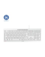 Cherry STREAM KEYBOARD Tastatur 100% full size USB Ungarisch Tastenschalter: CHERRY SX Weiß/Grau (JK-8500HU-0)