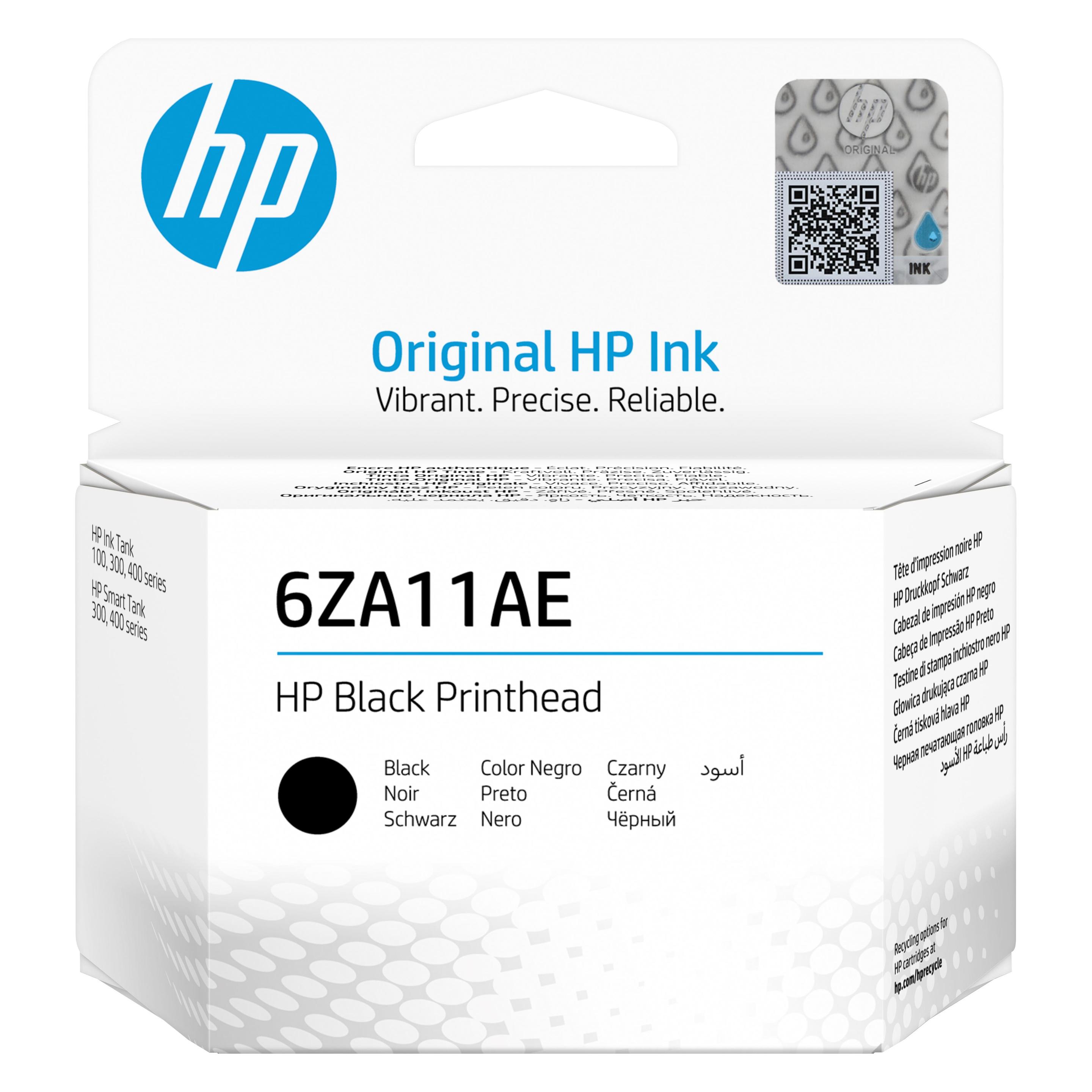 HP Druckkopf schwarz 6ZA11AE InkTank 100/300/400 (BK) (6ZA11AE)