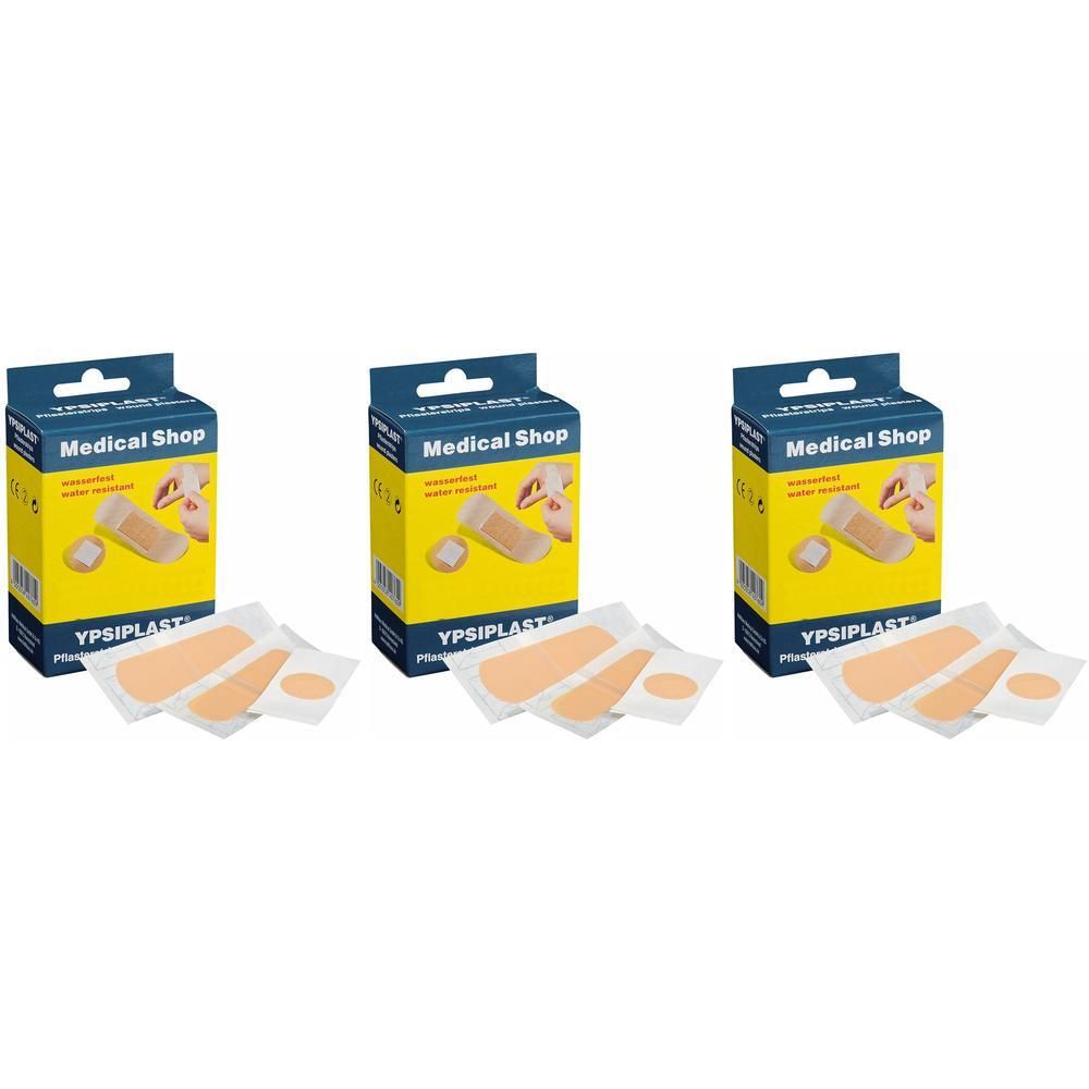Pflasterstrips Ypsiplast wasserfest 2,5x7,2 cm x3 3x50 St Pflaster