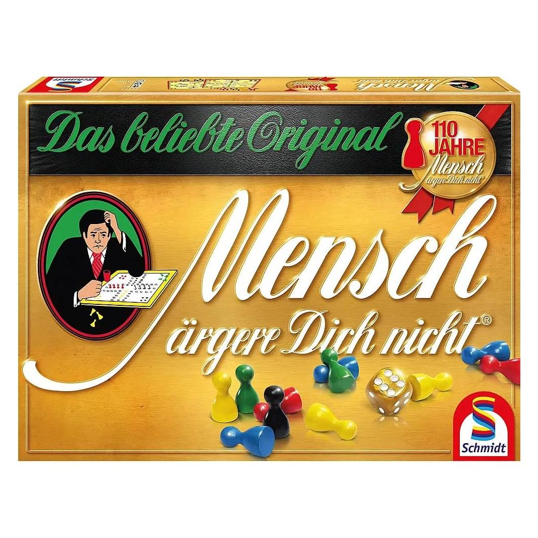Schmidt Spiele Mensch ärgere dich nicht, Gold (Deutsch, 2 - 6 Spieler) (49277)