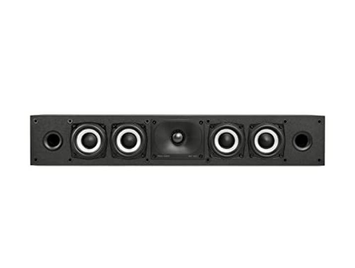 Polk Audio Monitor XT35 Center Speaker - Slank Home Cinema Geluidssysteem met Hi-Res Audio, Dolby Atmos, DTS en Dynamic Balance Woofers - Zwart