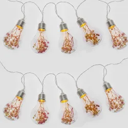 I-GLOW LED-Lichterkette mit transparentem Kabel