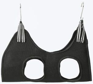 Uplift Essentials Pet Grooming & Maintenance Suspension Hammock black l