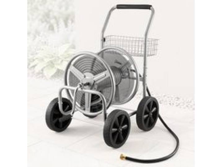 VEVOR Schlauchtrommelwagen 91m. Robuste Gartenwasserbepflanzung mit Korb