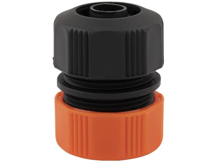 BLACK+DECKER Slangverbinder 3/4'' - 19 ⌀ CM - Tuinslangkoppelig - Zwart/Oranje