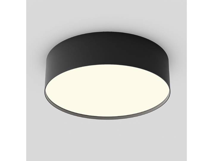 Plafonnier LED Zon Ø 22cm Noir/Noir Matériau : Métal Surface en métal : Laqué Type de métal : Aluminium LED Module LED
