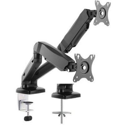 RAIDSONIC Monitorständer mit Tischhalterung für zwei Monitore bis zu 27'' (68 cm)