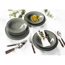 Seltmann Weiden Beat Color Glaze Tafelservice 12-teilig - Perlgrau
