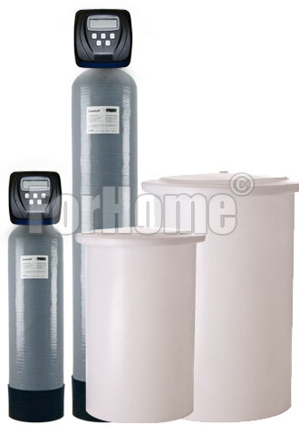 Addolcitore Acqua Doppio Corpo Clack Ws1ci 1" Elettronico (Rig.Volume-Tempo) 80