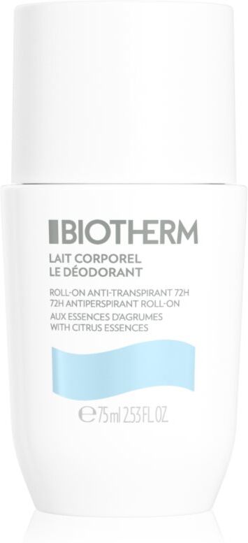 Biotherm Lait Corporel Le Déodorant Antitranspirant-Deoroller ohne Parabene 75 ml