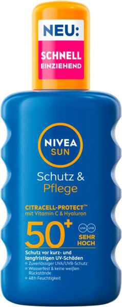 NIVEA SUN Schutz & Pflege Sonnenspray 200 ml 6513548006