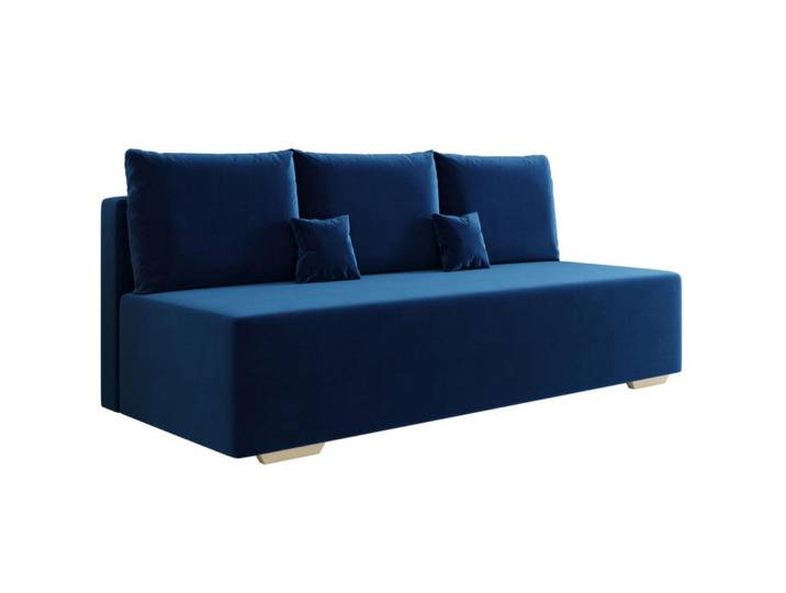 Sepro Meble Sofa Granat OLA Mit Schlaffunktion Ohne Armlehnen, Blau, 195x88x85 cm, Wohnzimmer, Sofas & Couches, Sofas