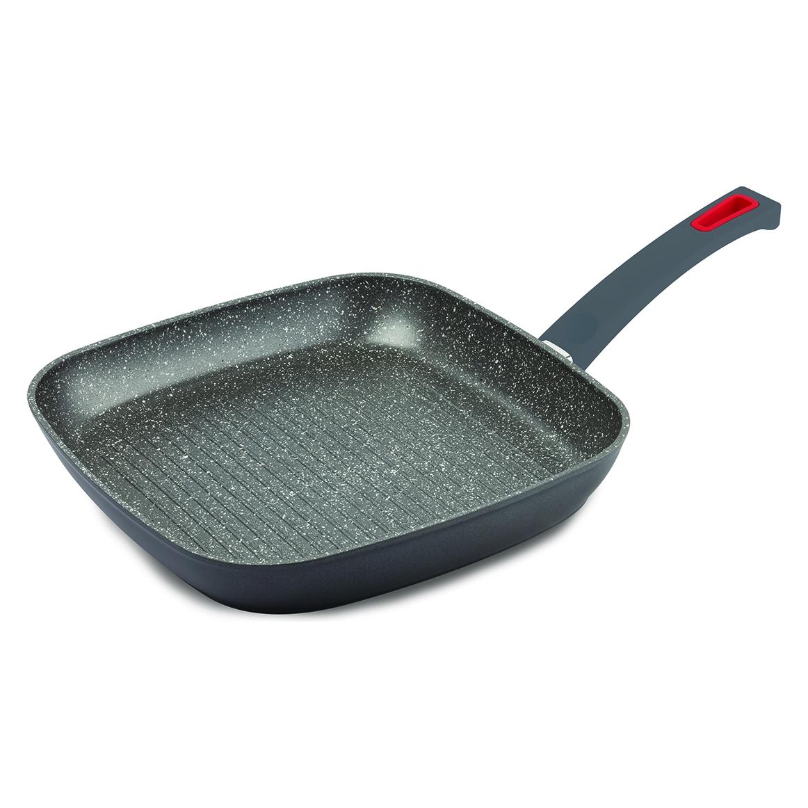 Ghidini Cipriano Viva' Grey and Red Steakhouse (Grillpfanne, Aluminium) (22595N060)