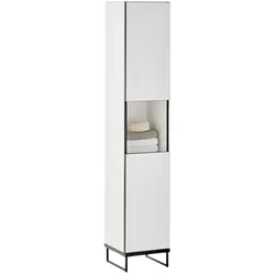 moebel-dich-auf Badezimmer Hochschrank Badmöbel VENEZIA Weiß matt