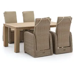 Intenso Umbria/ROUGH-X 180 cm Gartenmöbel-Set 5-teilig verstellbar