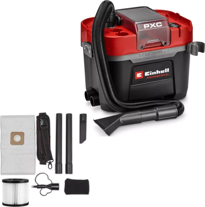 EINHELL Professional Akku-Nass- und Trockensauger TP-VC 18/10 Li BL L-Solo, 2347155 (ohne Akku)