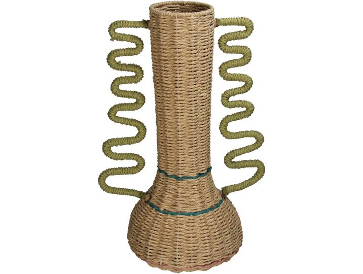 Vase Natural braun Papier H 46 cm - Vase