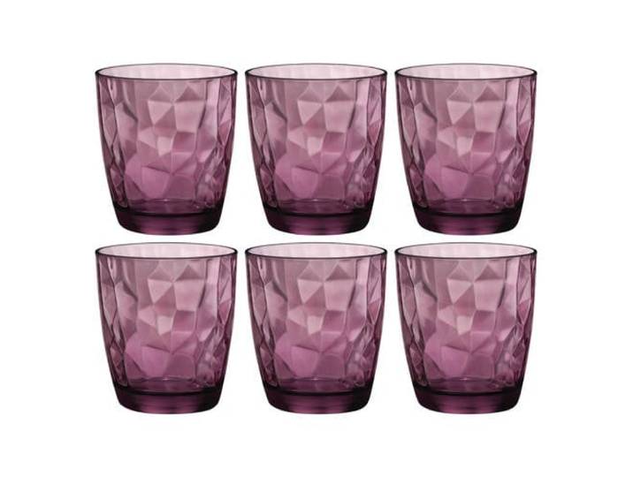 Bormioli Rocco Waterglazen Diamond - Paars - 390 ml - 6 stuks