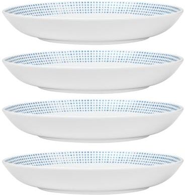 "Noritake Hammock Set of 4 Dinner Bowls, 9-3/4"""