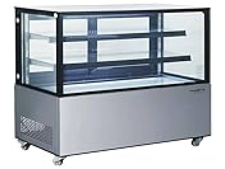 CombiSteel Vitrine Réfrigérée Professionnelle 4 Faces Vitrées - 470 L
