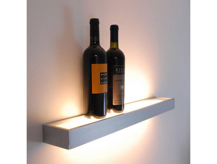s.luce Led-Wandlampe Cusa Aluminium 100cm, Alufarben, Metall, Rechteckig,Rechteckig, LED integrated, 100x5x10 cm, Lampen & Leuchten, LED Beleuchtung, LED-Wandleuchten