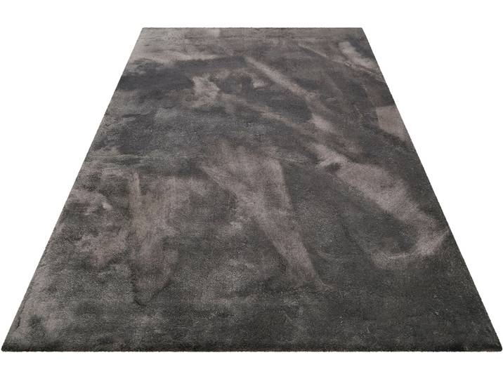 Teppich WECON HOME BASICS Vanessa Gr. 6, grau (schiefer), B:200cm H:20mm L:290cm, Kunstfaser, Teppiche, Teppich, besonders weich durch Mikrofaser, Wohnzimmer