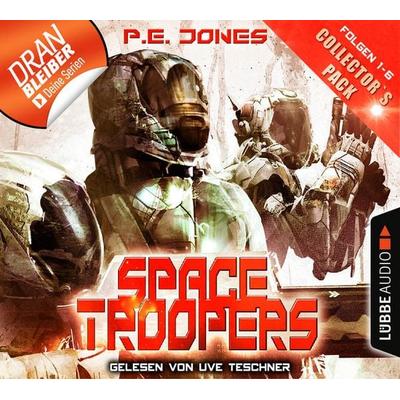 Space Troopers - Collector's Pack - Folgen 1-6 - P. E. Jones, Audio, 9783838779553