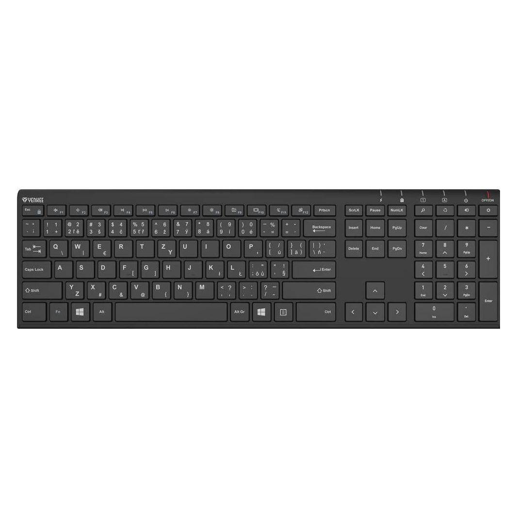 Yenkee Wireless keyboard YKB 2000 CSBK (US, Kabellos) (YKB 2000 CSBK)