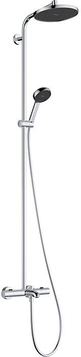 Hansgrohe Activera S Duschsystem 240 28871000 1 Strahlart wassersparend mit Wannenthermostat Ecostat Fine, mit Wannenthermostat Ecostat Fine, chrom