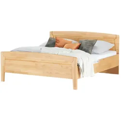 Woodford Komfort-Doppelbett teilmassiv Morgana ¦ holzfarben ¦ Maße (cm): B: 212 H: 96