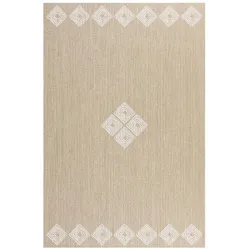 TEPPICH Premium en Vinyle Weiße ethnische 120x180 cm