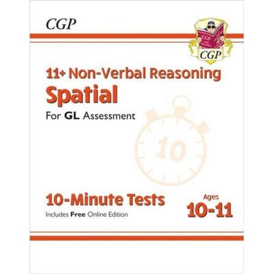 11+ GL 10-Minute Tests: Non-Verbal Reasoning Spatial - Ages 10-11 Book 1 (with Online Edition), Taschenbuch von Cgp Books, CGP Books,