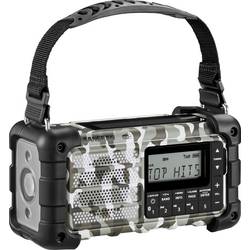 Sangean MMR-99 DAB+ Camo Notfallradio DAB+, UKW AUX, USB, Bluetooth® Solarpanel, Handkurbel, Akku-Ladefunktion Arctic Camo A500555