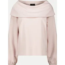 Sweatshirt mit Carmen-Ausschnitt Rosa 42