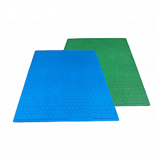 Chessex Spielmatte - Reversible Battlemat? Blue-Green (60x66cm) with 25.4mm Hexes 293597