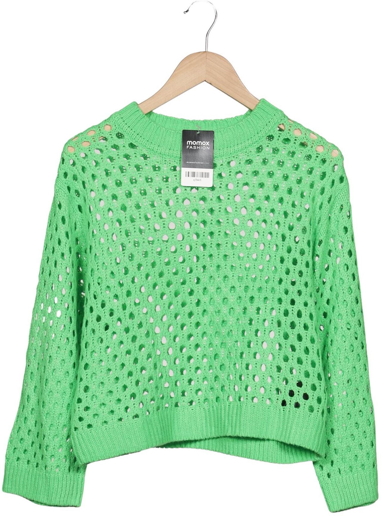 H&M Damen Pullover, Grün, Gr. M, Synthetik - Second Hand
