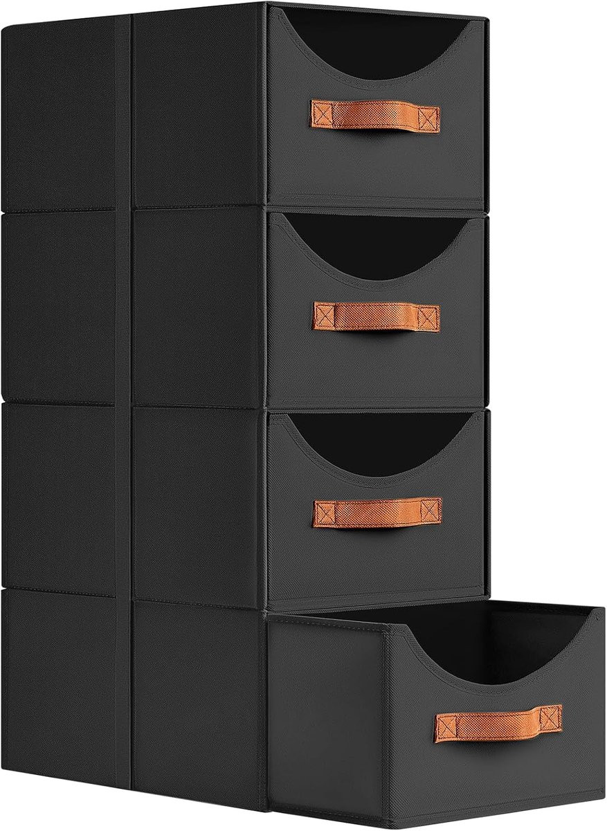 Set van 4 vouwbare opbergdozen voor lades van ShopVlot