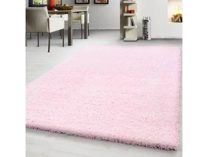 Tapis Shaggy Uni Haute fleuri - Marque - Rectangulaire - Bleu - 240x340 cm